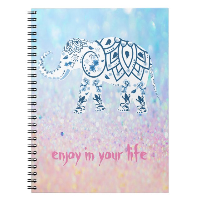 Cuaderno Guay Trendy Bokeh Elephant (Frente)