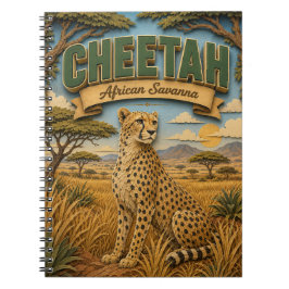 Cuaderno Guepardo Sabana Africana POPCUT