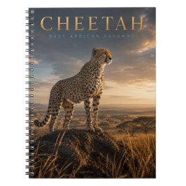 Cuaderno Guepardo Sabana del este africano ANIMALES