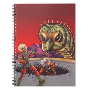 Cuaderno Guerra de insectos de ciempiés gigante de ciencia 