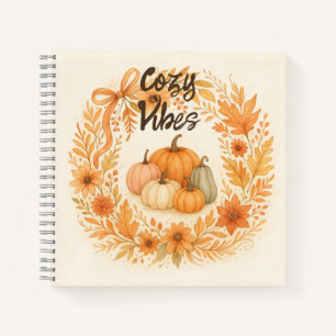 Cuaderno Guerra de otoño caprichosa con calabazas - Caída d