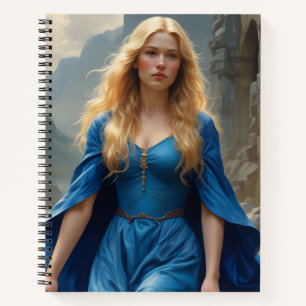 Cuaderno Guerrera de Azul