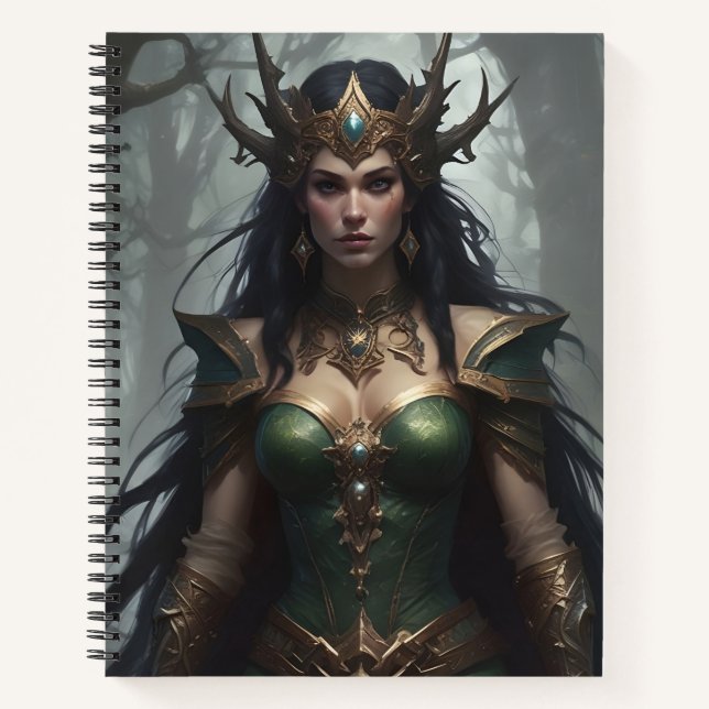 Cuaderno Guerrera de los Bosques (Anverso)