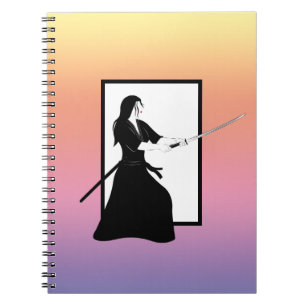 Cuaderno Guerrera de Samurai con espada