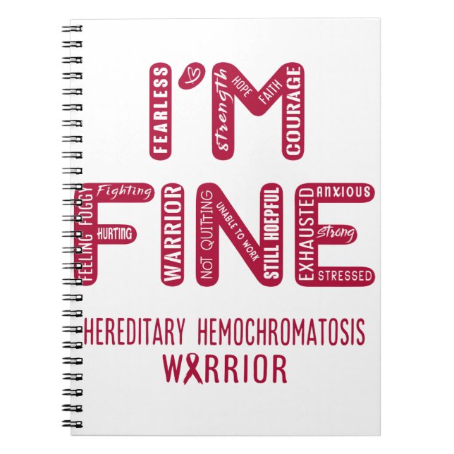 Cuaderno Guerrero de la hemocromatosis hereditaria - ESTOY  (Frente)