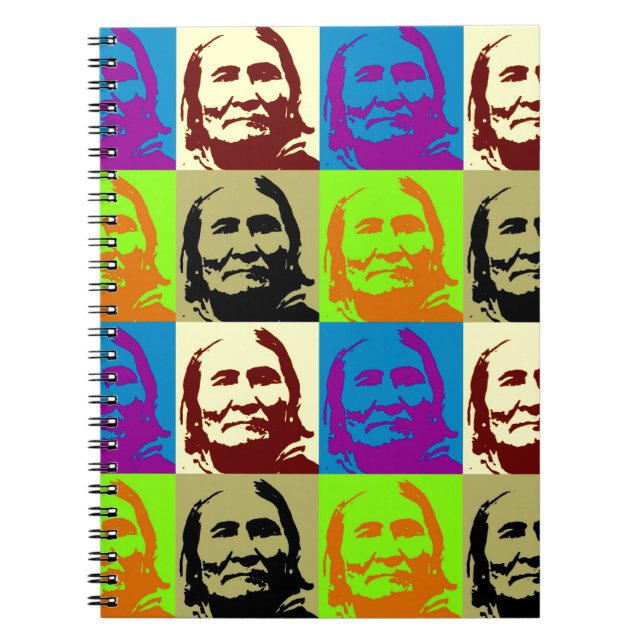 Cuaderno Guerrero de la libertad del arte pop Geronimo (Frente)