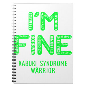 Cuaderno Guerrero del síndrome de Kabuki - ESTOY BIEN