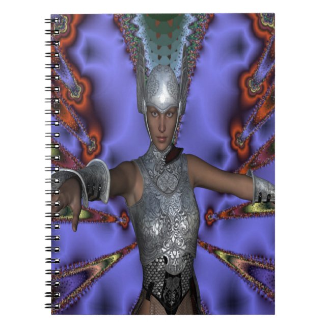 Cuaderno Guerrero plateado (Frente)