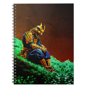 Cuaderno Guerrero Samurái con Armadura Dorada – Épico Japon