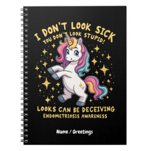 Cuaderno Guerrero Unicornio fuerte para la sensibilización