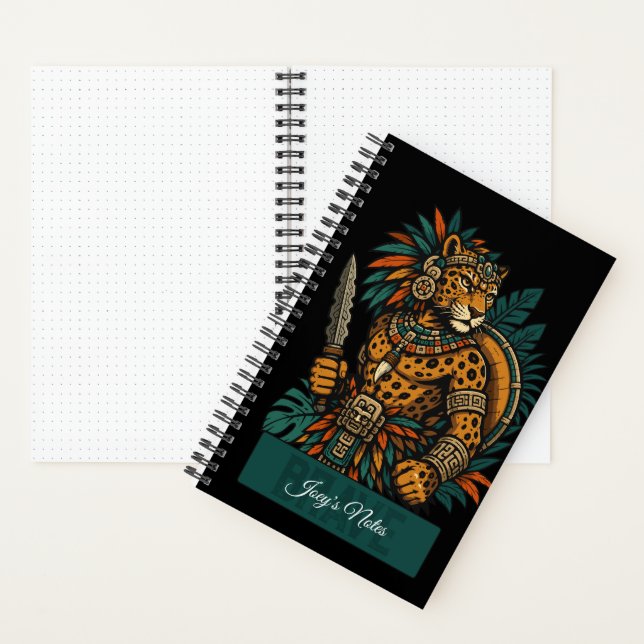 Cuaderno Guerrero Valiente de la Tribu Jaguar (Interior)
