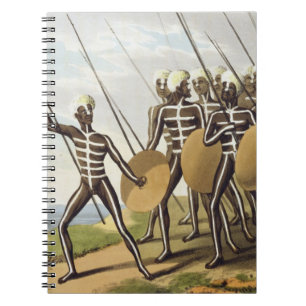 Cuaderno Guerreros de Nuevo Gales del Sur, grabados por