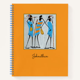 Cuaderno Guerreros masái, Kenia, arte africano