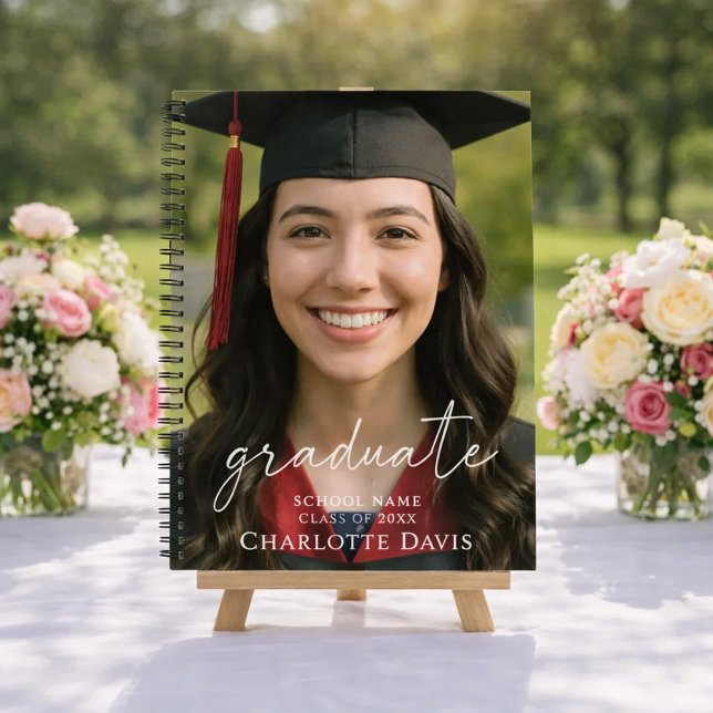Cuaderno Guest book graduation party photo script (Subido por el creador)
