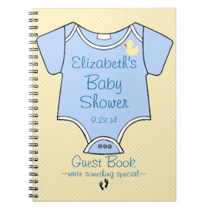 Cuaderno Guestbook el   de los muchachos amarillos y azules