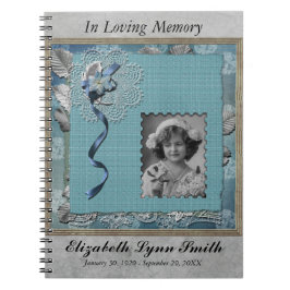 Cuaderno Guestbook personalizado monumento fúnebre de la