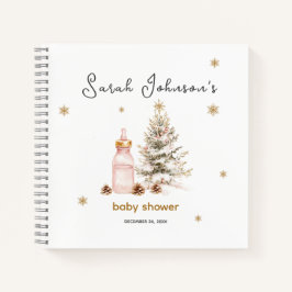 Cuaderno Guía de invierno de Baby Shower