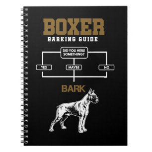 Cuaderno Guía de la Boxer del perro ic paw