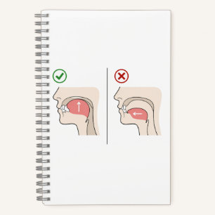 Cuaderno Guía de Mewing Línea de la Mandíbula Looksmaxxing 