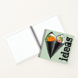Cuaderno Guía de Sushi ilustrada