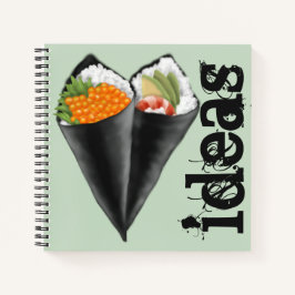 Cuaderno Guía de Sushi ilustrada