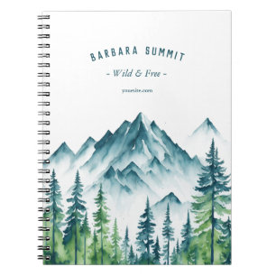 Cuaderno Guía de Viajes de Aventura al Aire Libre Mountain 