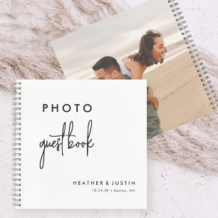 Cuaderno Guía personalizada de fotografías de Bodas moderno