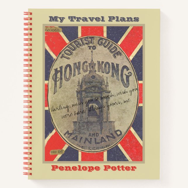 Cuaderno Guía turística de la época de Hong Kong (Anverso)