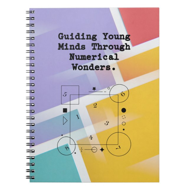 Cuaderno Guiando Mentes Jóvenes | Matemáticas Maravillas Nu (Frente)