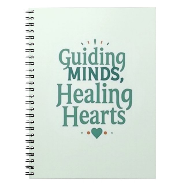 Cuaderno Guiding Minds, Healing Hearts – School Counselor (Frente)