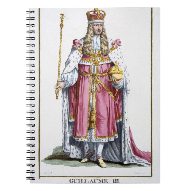 Cuaderno Guillermo III (1650-1702) del naranja, 1780 (Frente)