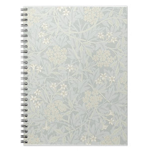 Cuaderno Guillermo Morris Bloc de notas en espiral de jazmí