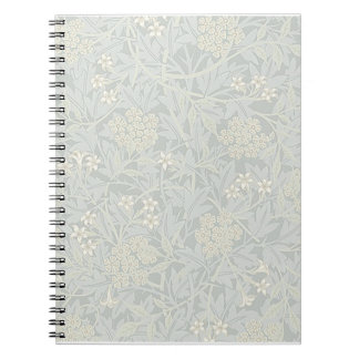 Cuaderno Guillermo Morris Bloc de notas en espiral de jazmí