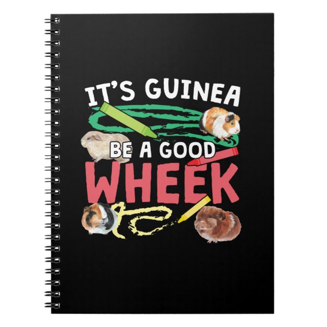 Cuaderno Guinea sea un buen bollo - un pigón de Guinea (Frente)