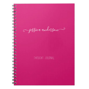 Cuaderno Guión de caligrafía de escritura moderna magenta r