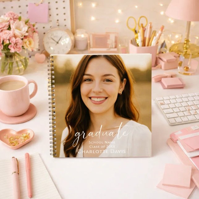 Cuaderno Guión de foto de graduado año de último año (Subido por el creador)