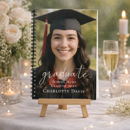Cuaderno Guión de foto de la fiesta de graduación del libro