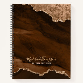 Cuaderno Guión de Geode Glam Rust Gold Velvet Aget