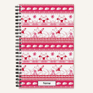 Cuaderno Guión de perro Tale Pastor alemán - Rojo - Pequeño