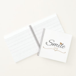 Cuaderno Guion de sonrisa regalo del día de la madre y cump