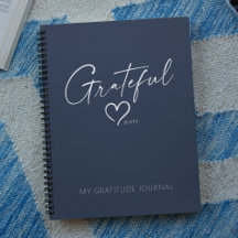 Guión de tinta gratitude Journal Personalizado de