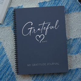 Cuaderno Guión de tinta gratitude Journal Personalizado de