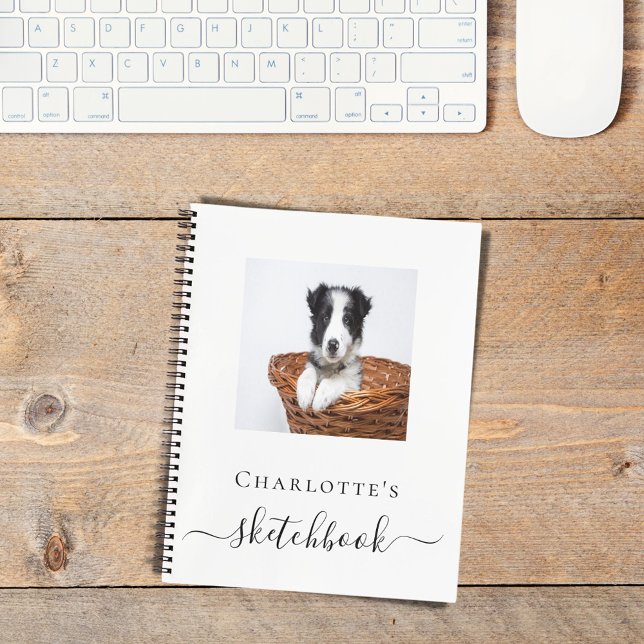 Cuaderno Guión fotográfico del mascota del perro de Sketchb (Subido por el creador)