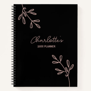 Cuaderno Guión: Planner de joural para balas de color rosa