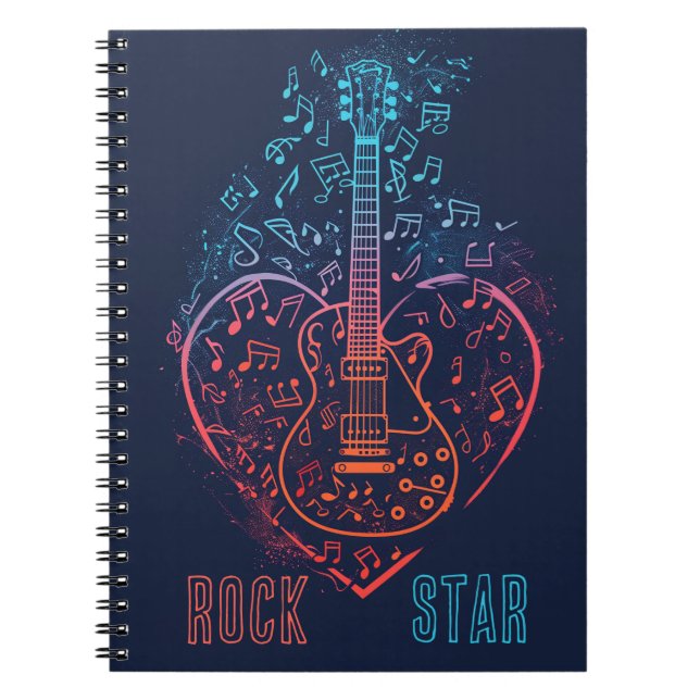 Cuaderno Guitar Heart (Frente)