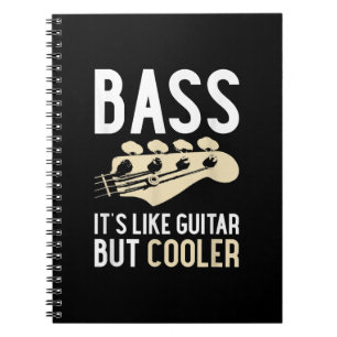 Cuaderno Guitar Lover Bass es como la guitarra pero más f