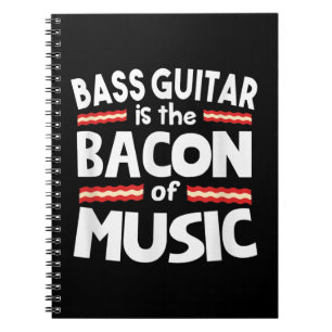 Cuaderno Guitar Lover   La Guitarra De Bass Es Graciosa En 