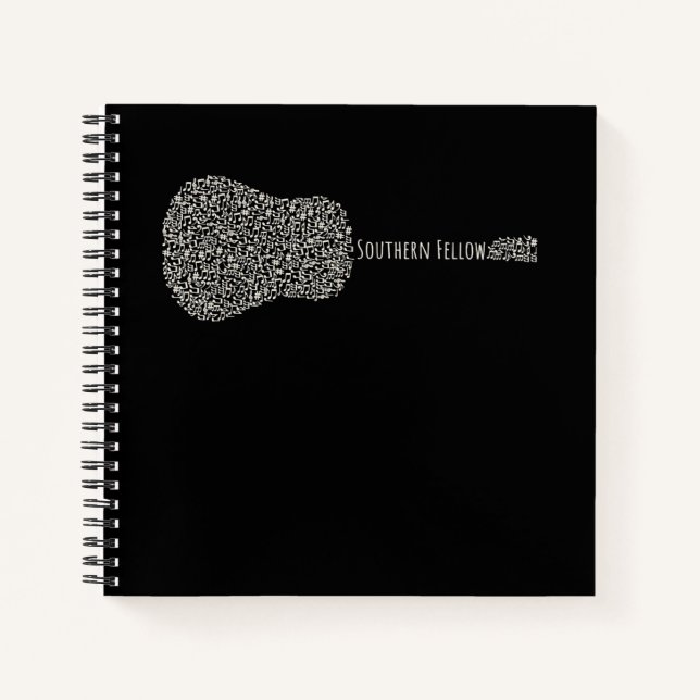 Cuaderno Guitar Lover | Regalo de notas de guitarra (Anverso)