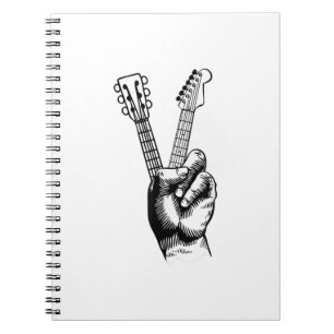 Cuaderno Guitar Lover Say Hi Guitar Gift