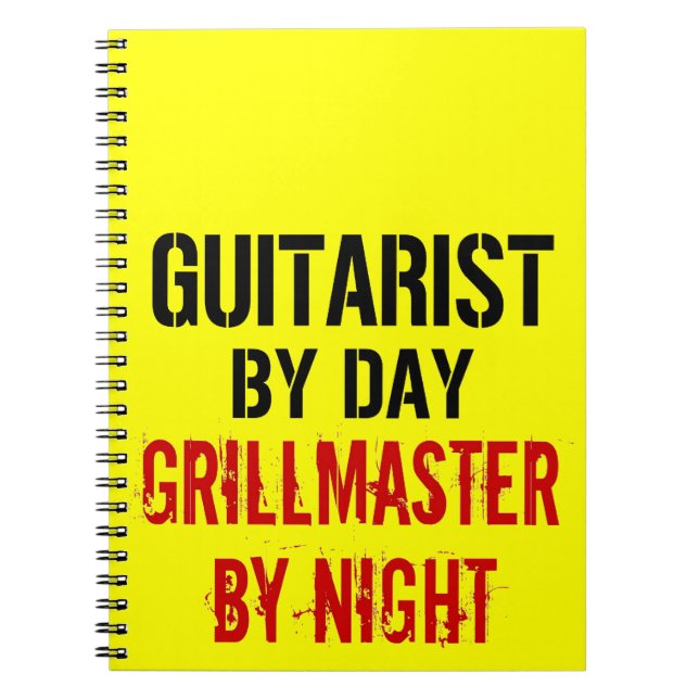 Cuaderno Guitarista Grillmaster (Frente)